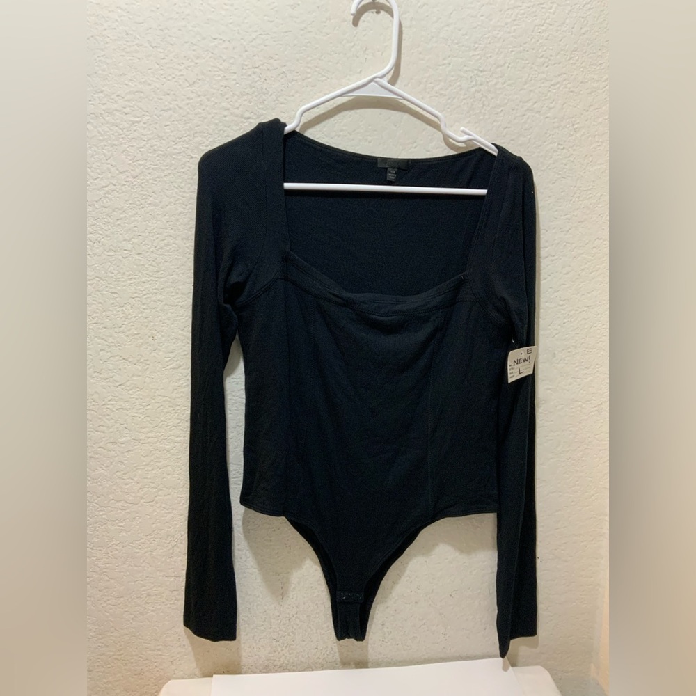 ATM Anthony Thomas Melillo Stretch Cotton micromodal spandex Bodysuit L